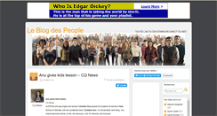 Desktop Screenshot of leblogdespeople.com